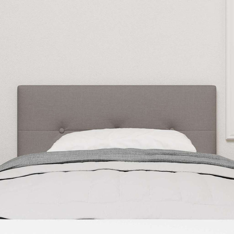 vidaXL Fejtámla fejtámlával Tópszínű 90 cm szövet