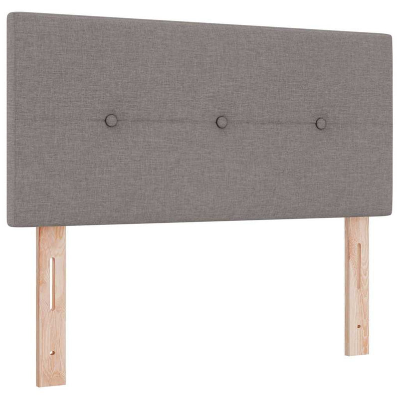 vidaXL Fejtámla fejtámlával Tópszínű 90 cm szövet