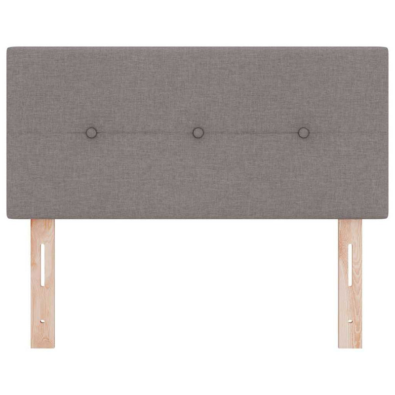 vidaXL Fejtámla fejtámlával Tópszínű 90 cm szövet