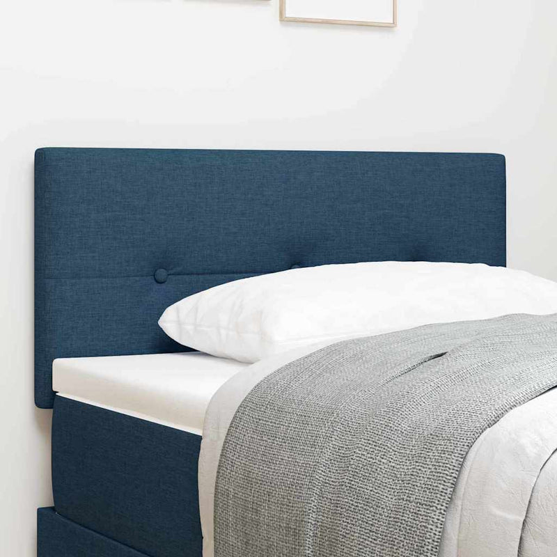 vidaXL Fejtámla fejtámlával Kék 90 cm szövet