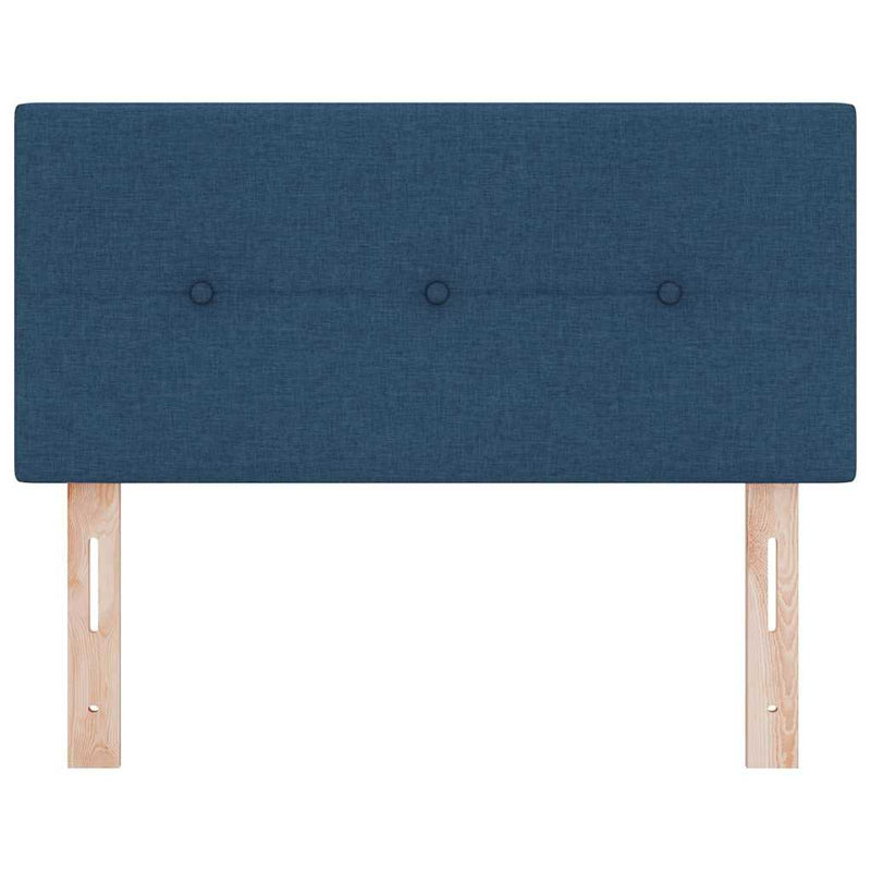 vidaXL Fejtámla fejtámlával Kék 90 cm szövet