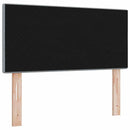 vidaXL Fejtámla fejtámlával Világosszürke 100 cm szövet