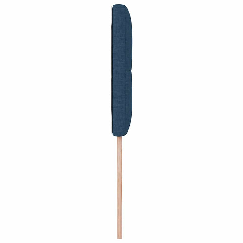 vidaXL Fejtámla fejtámlával Kék 100 cm szövet