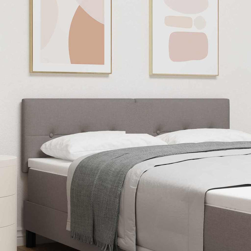vidaXL Fejtámla fejtámlával Tópszínű 140 cm szövet