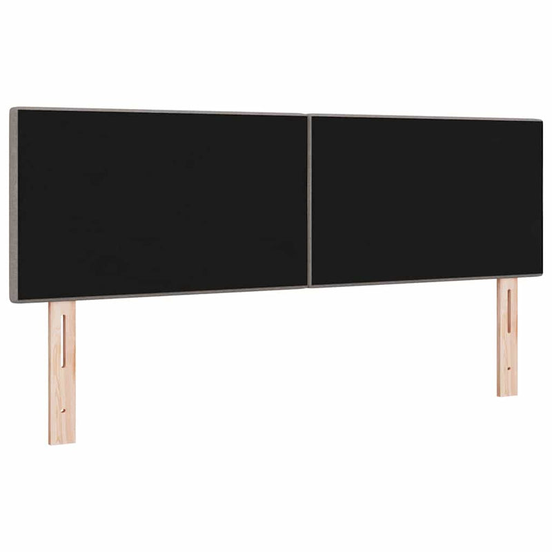 vidaXL Fejtámla fejtámlával Tópszínű 140 cm szövet