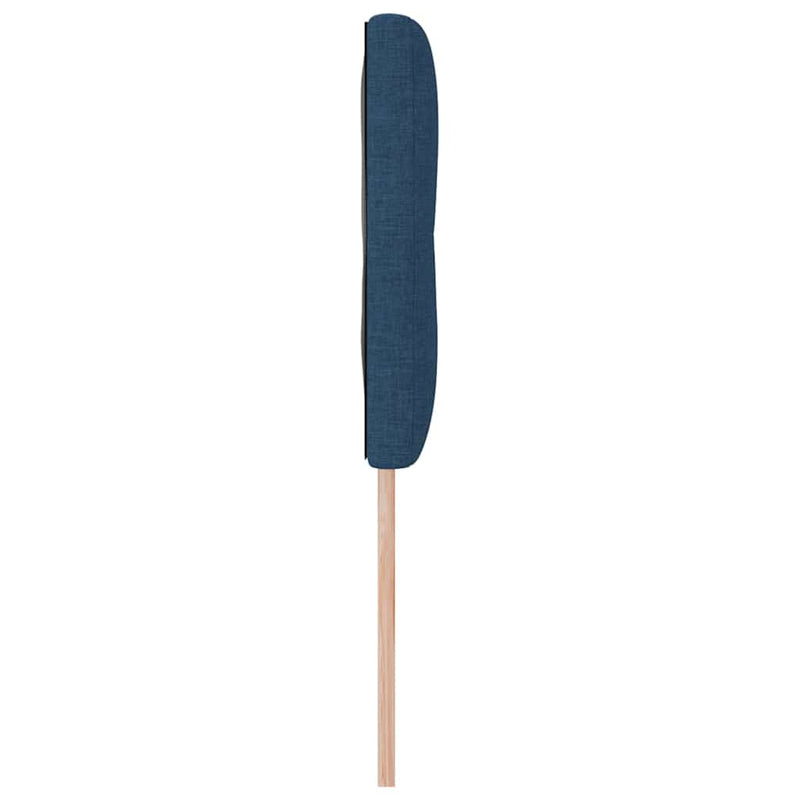 vidaXL Fejtámla fejtámlával Kék 160 cm szövet