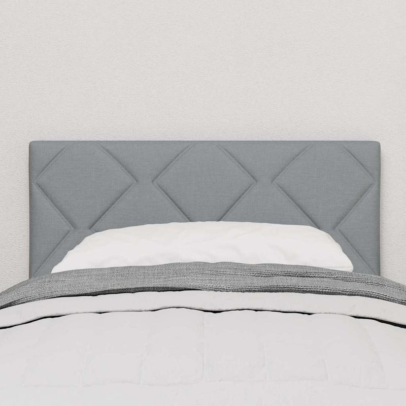 vidaXL Textil Fejtámla Geometrikus Világosszürke 80 cm szövet