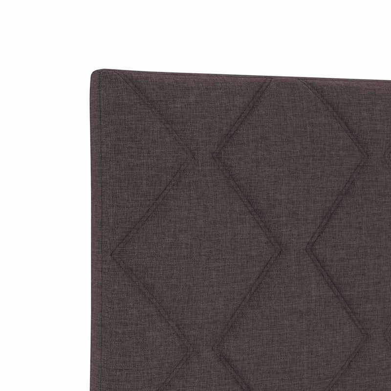 vidaXL Textil Fejtámla Egyéb fejtámlával sötétbarna 80 cm szövet