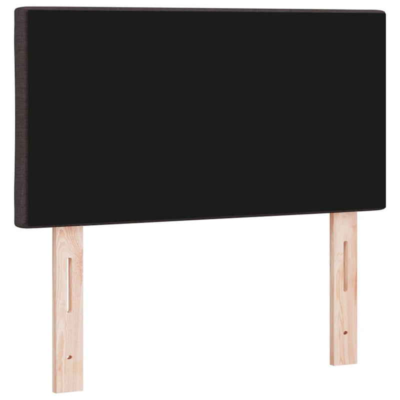 vidaXL Textil Fejtámla Egyéb fejtámlával sötétbarna 80 cm szövet