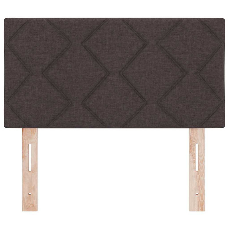 vidaXL Textil Fejtámla Egyéb fejtámlával sötétbarna 80 cm szövet