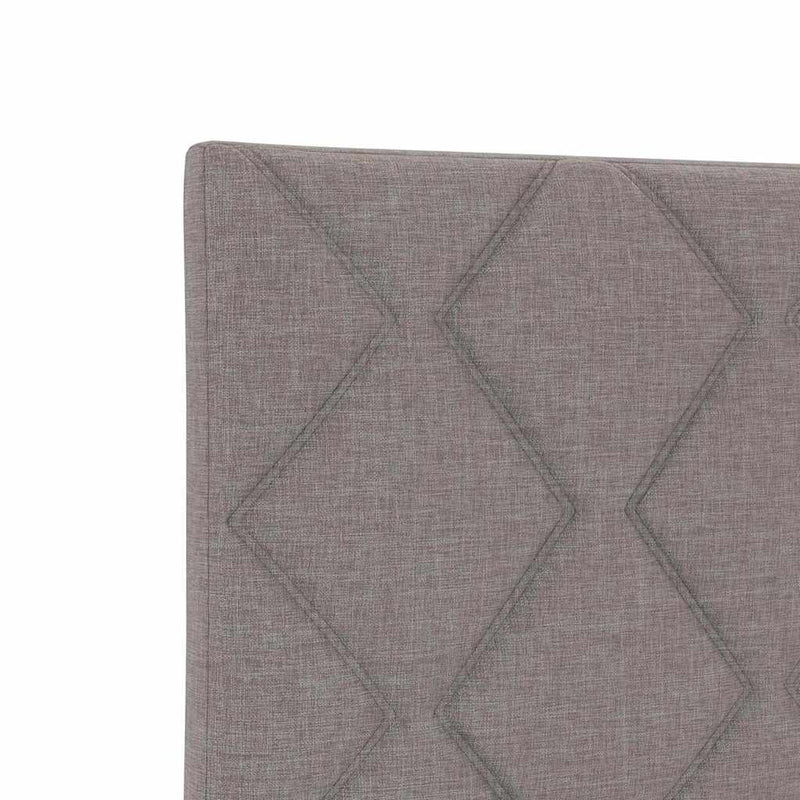 vidaXL Textil Fejtámla Geometrikus fejtámlával Tópszínű 80 cm szövet