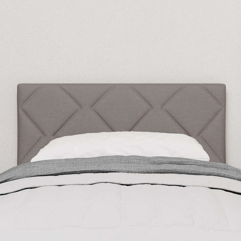 vidaXL Textil Fejtámla Geometrikus fejtámlával Tópszínű 80 cm szövet