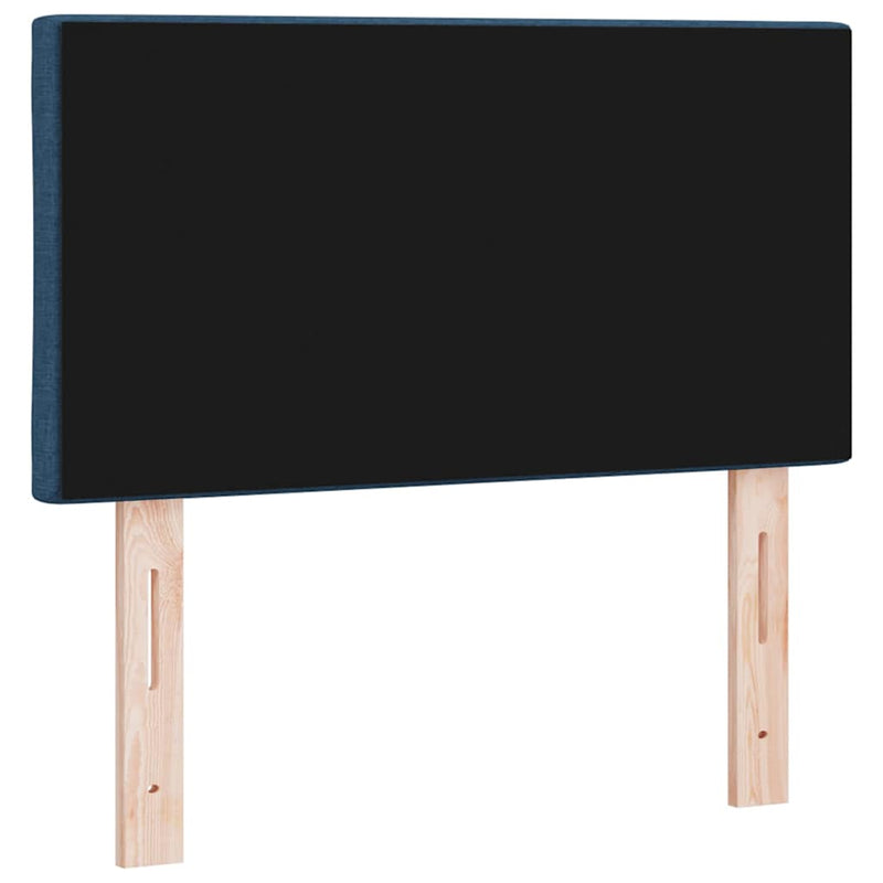 vidaXL Textil Fejtámla Geometrikus fejtámlával Kék 80 cm szövet