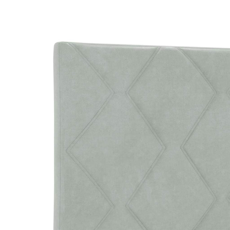 vidaXL Fejtámla Falra szerelhető Világosszürke 80 cm Bársony