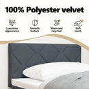 vidaXL Fejtámla Sötétszürke 80 cm Bársony