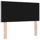 vidaXL Textil Fejtámla fejtámlával Sötétszürke 90 cm szövet