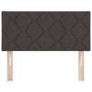 vidaXL Textil Fejtámla fejtámlával sötétbarna 90 cm szövet