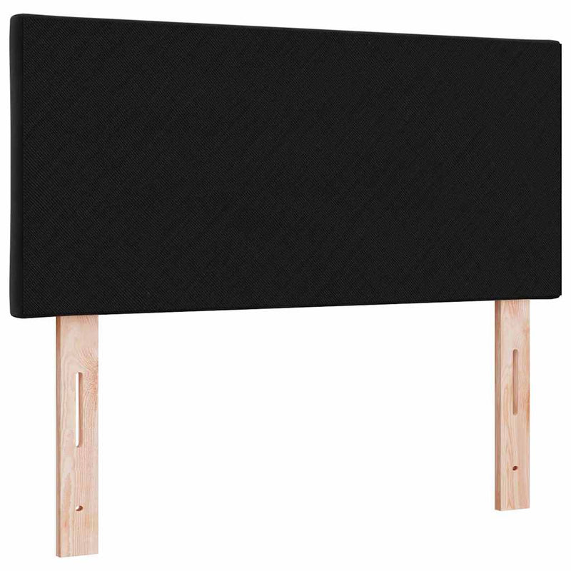 vidaXL Fejtámla Falra szerelhető Geometrikus Fekete 90 cm Bársony