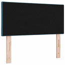 vidaXL Fejtámla fejtámlával Sötétkék 90 cm Bársony