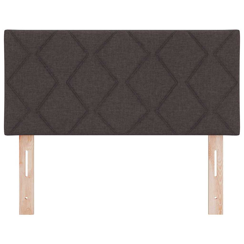 vidaXL Textil Fejtámla Geometrikus Sötét Barna 100 cm szövet