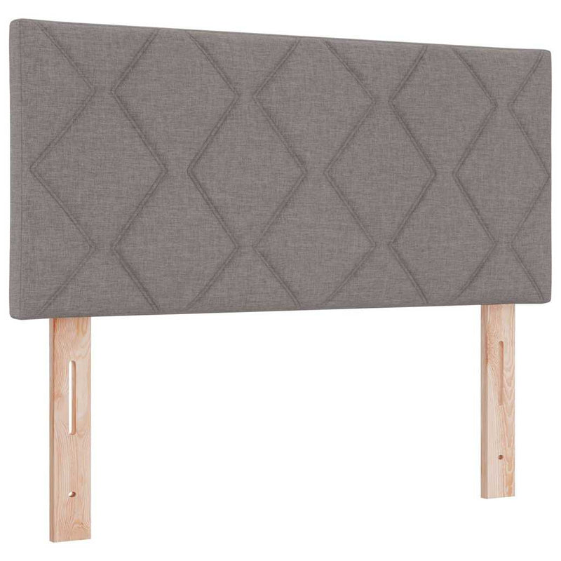 vidaXL Textil Fejtámla Geometrikus fejtámlával Tópszínű 100 cm szövet