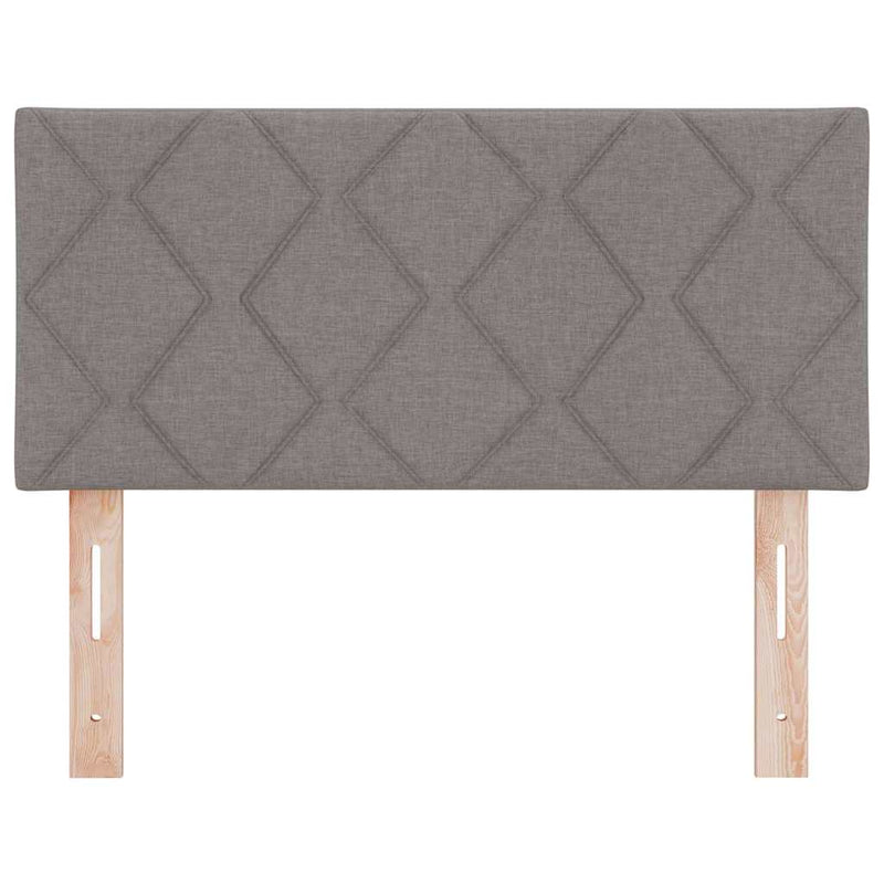 vidaXL Textil Fejtámla Geometrikus fejtámlával Tópszínű 100 cm szövet