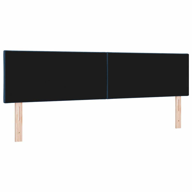 vidaXL Textil Fejtámla Geometrikus fejtámlával Kék 180 cm szövet