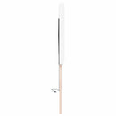 vidaXL LED ágytámla Fehér 90 cm Műbőr