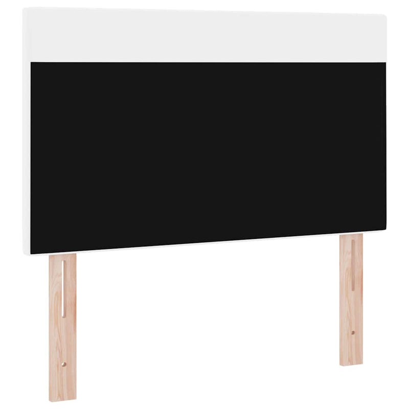 vidaXL Fejtámla LED -es lámpákkal Falra szerelhető Fehér 100 cm PVC