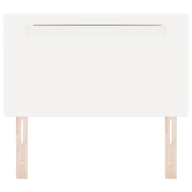 vidaXL Fejtámla LED -es lámpákkal Falra szerelhető Fehér 100 cm PVC