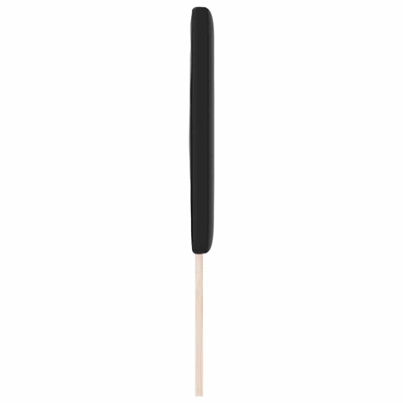 vidaXL Fejtámla LED -es lámpákkal Falra szerelhető Fekete 144 cm PVC