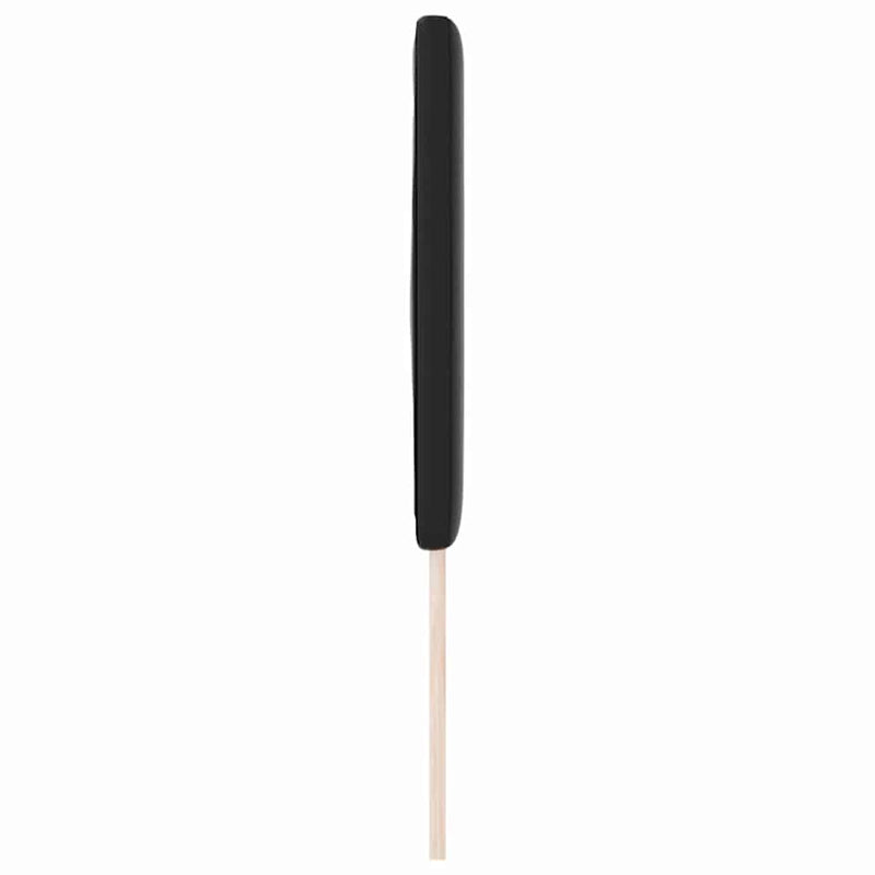 vidaXL Fejtámla LED -es lámpákkal Falra szerelhető Fekete 180 cm PVC