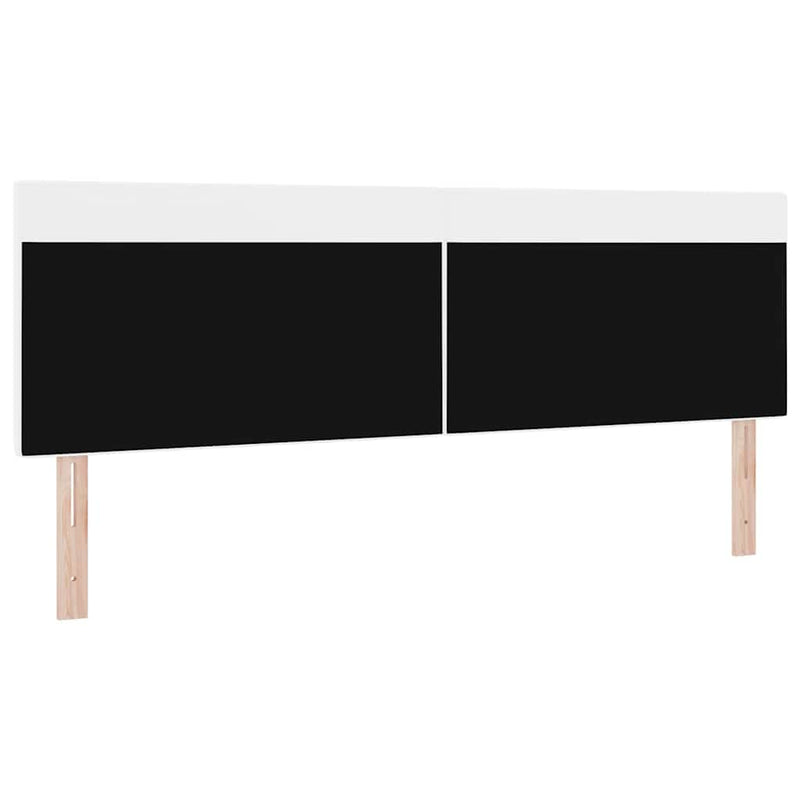 vidaXL Fejtámla LED -es lámpákkal Falra szerelhető Fehér 180 cm PVC