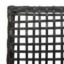 vidaXL Kerti Szék párnával 2 pcs Fekete 55 x 53 x 85 cm polirattan