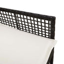 vidaXL Kerti Szék párnával 2 pcs Fekete 55 x 53 x 85 cm polirattan