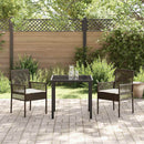 vidaXL Kerti Szék párnával 2 pcs Barna 55 x 53 x 85 cm polirattan