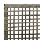 vidaXL Kerti Szék párnával 2 pcs Szürke 55 x 53 x 85 cm polirattan