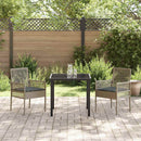 vidaXL Kerti Szék párnával 2 pcs Szürke 55 x 53 x 85 cm polirattan