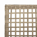 vidaXL Kerti Szék párnával 2 pcs Bézs 55 x 53 x 85 cm polirattan