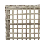 vidaXL Kerti Szék 2 pcs Világosszürke 55 x 53 x 85 cm polirattan