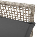 vidaXL Kerti Szék 2 pcs Világosszürke 55 x 53 x 85 cm polirattan