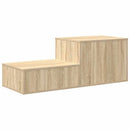 vidaXL Tárolószekrény 2 pcs Sonoma tölgy 127 x 41 x 40 cm Faanyag
