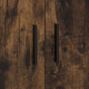 vidaXL Tárolószekrény 2 pcs Füstölt tölgy 127 x 41 x 40 cm Faanyag