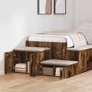 vidaXL Tárolószekrény 2 pcs Füstölt tölgy 127 x 41 x 40 cm Faanyag