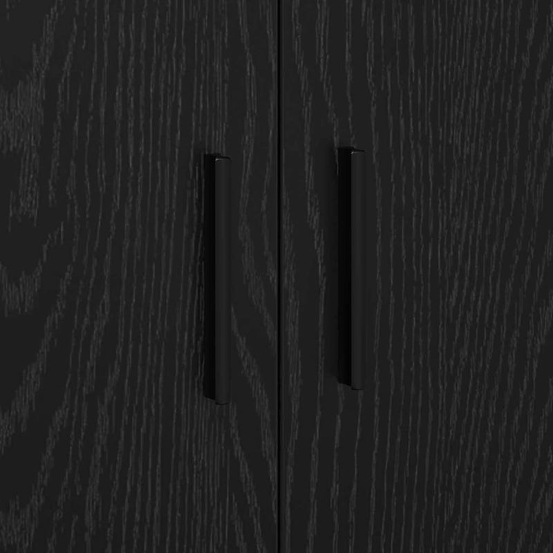 vidaXL Tárolószekrény Musta tammi 118 x 41 x 40 cm Faanyag