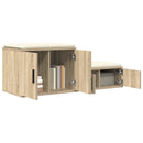 vidaXL Tárolószekrény 2 pcs Sonoma tölgy 118 x 41 x 40 cm Faanyag