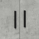 vidaXL Tárolószekrény 2 pcs Beton Szürke 118 x 41 x 40 cm Faanyag