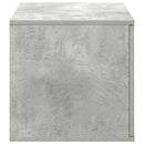 vidaXL Tárolószekrény 2 pcs Beton Szürke 118 x 41 x 40 cm Faanyag