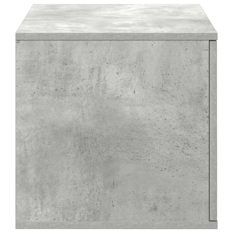 vidaXL Tárolószekrény Beton szürke 118 x 41 x 40 cm Faanyag