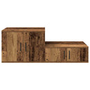 vidaXL Tárolószekrény 2 pcs Öreg fa 118 x 41 x 40 cm Faanyag